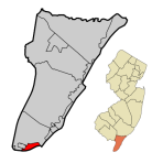 400px-Cape_May_County_New_Jersey_Incorporated_and_Unincorporated_areas_Cape_May_Highlighted.svg
